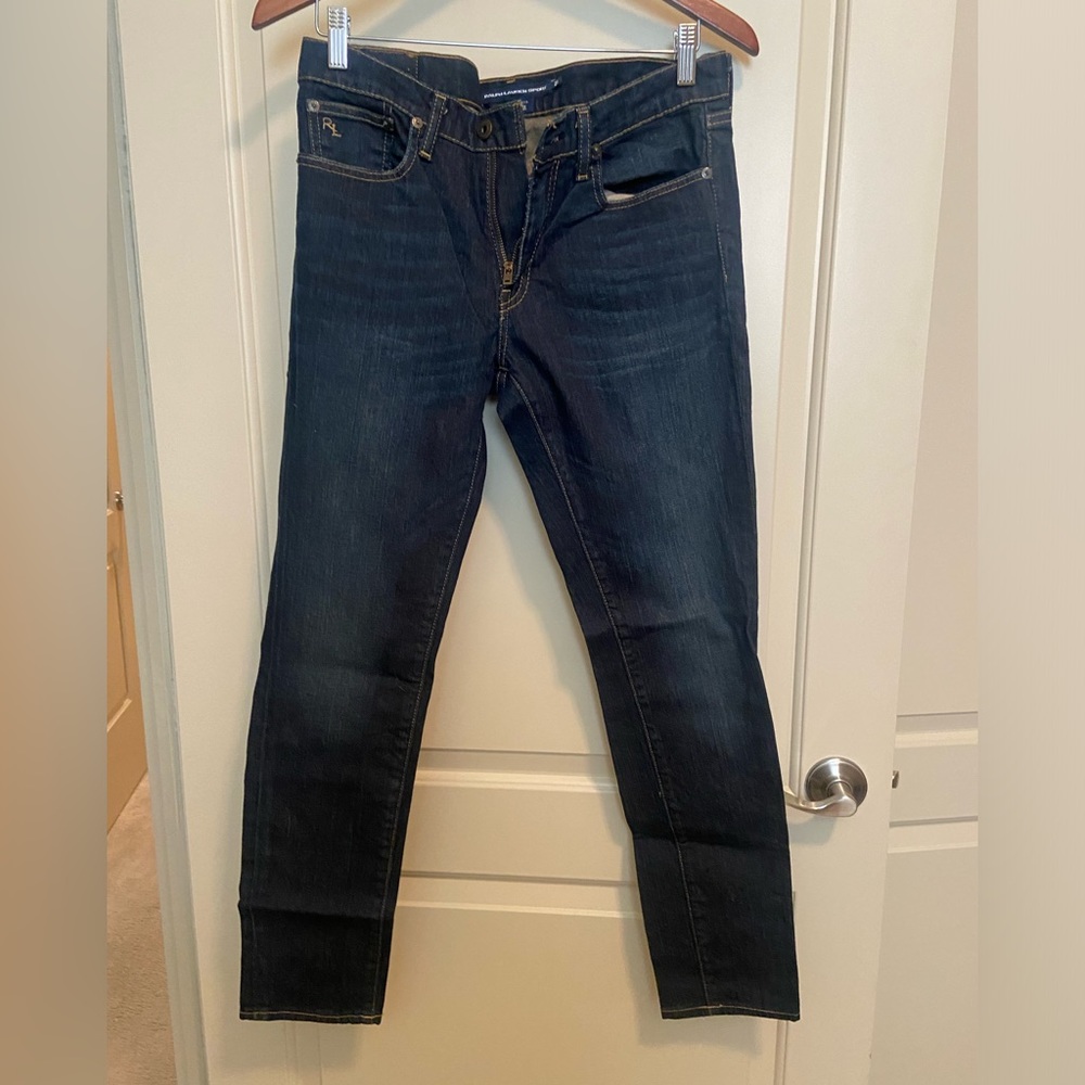 Pre-owned Polo Ralph Lauren Thompson Skinny Jeans - Dark Rinse, Size 29